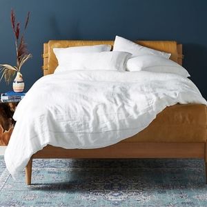 Anthropologie Jazzy Stitched Shams Standard Euro Queen Duvet